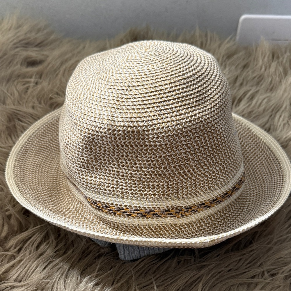 Eric Javits Tan Fedora Hat